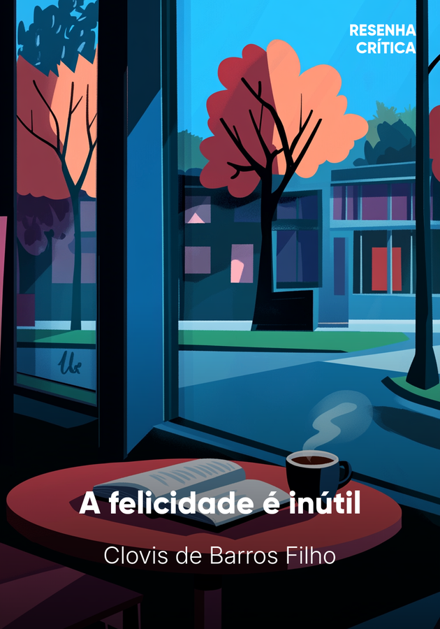 Capa do livro A felicidade é inútil, de Clovis de Barros Filho — resumo e resenha crítica no 12min