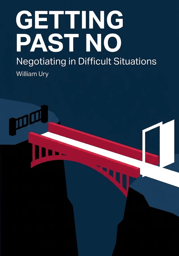 Book cover of Getting Past No by William Ury — critical summary review on 12min