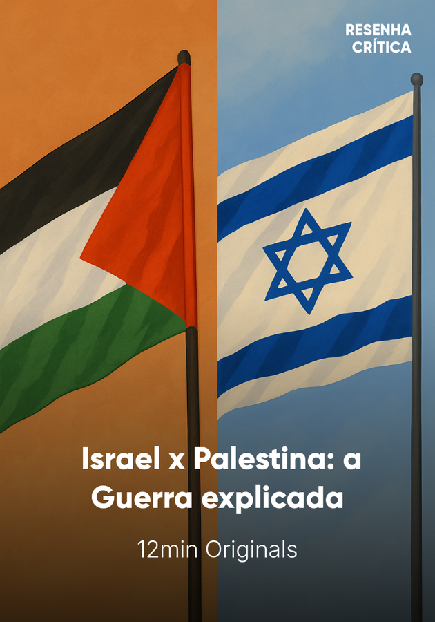 Capa do livro  Israel x Palestina: a Guerra explicada, de 12min Originals — resumo e resenha crítica no 12min