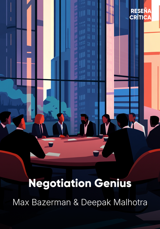 Portada del libro Negotiation Genius, de Max Bazerman & Deepak Malhotra — resumen crítico y reseña en 12min