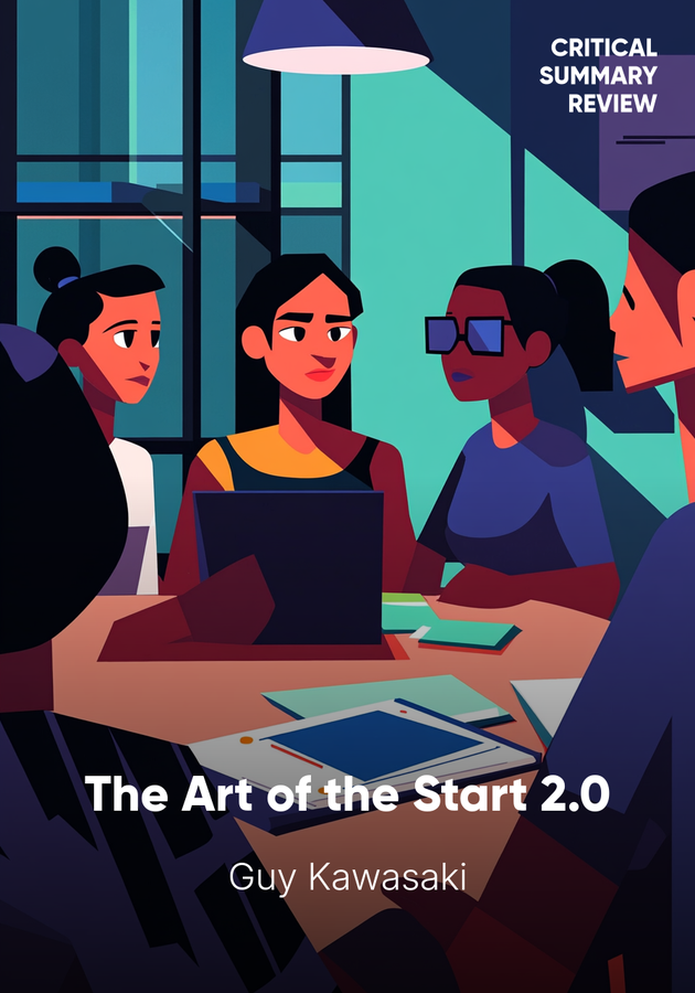 Book cover of The Art of the Start 2.0 by Guy Kawasaki — critical summary review on 12min