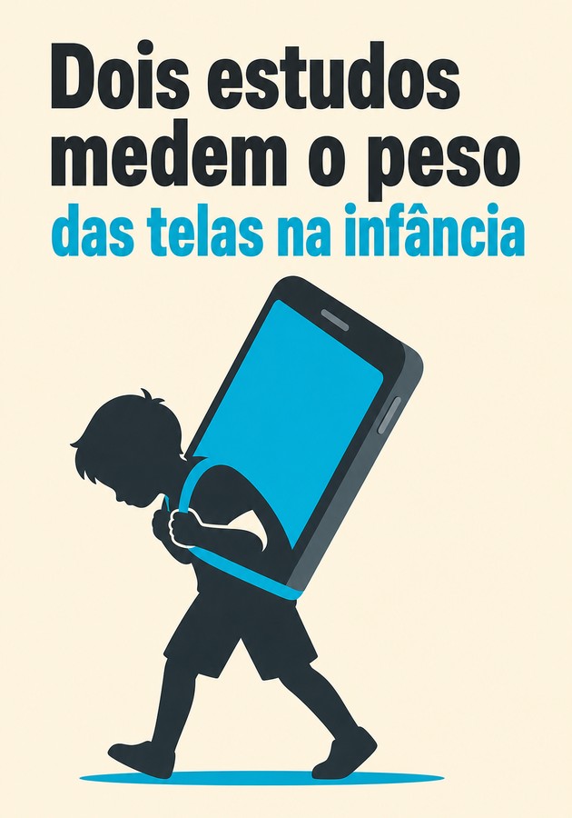 Capa do livro Dois estudos medem o peso das telas na infância, de 12min Originals — resumo e resenha crítica no 12min