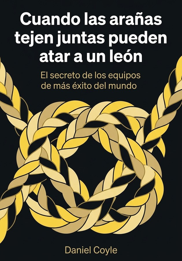 Portada del libro Cuando las arañas tejen juntas pueden atar a un león, de Daniel Coyle — resumen crítico y reseña en 12min