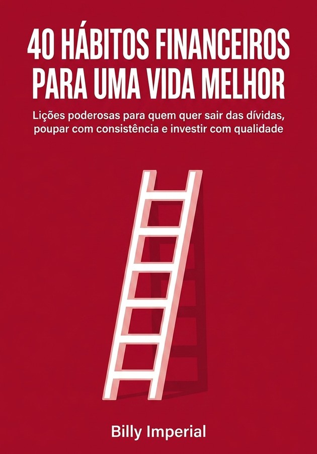 Capa do livro 40 hábitos financeiros para uma vida melhor, de Billy Imperial — resumo e resenha crítica no 12min