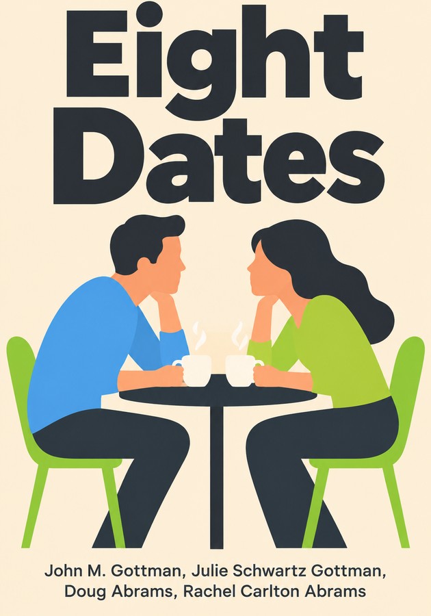 Book cover of Eight Dates by John M. Gottman — critical summary review on 12min