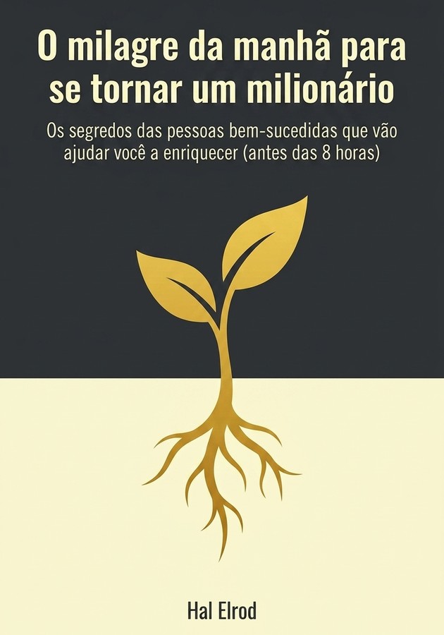 Capa do livro O milagre da manhã para se tornar um milionário, de Hal Elrod — resumo e resenha crítica no 12min