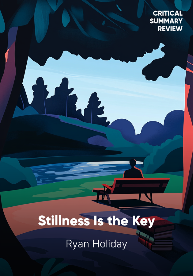 Book cover of Stillness Is the Key by Ryan Holiday — critical summary review on 12min