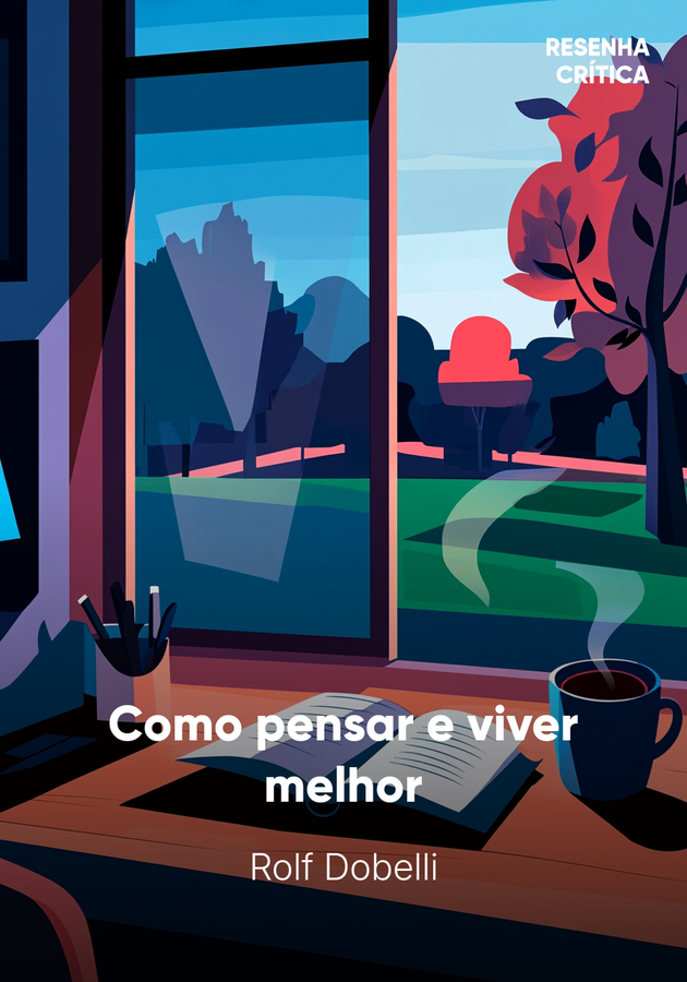 Capa do livro Como pensar e viver melhor, de Rolf Dobelli — resumo e resenha crítica no 12min