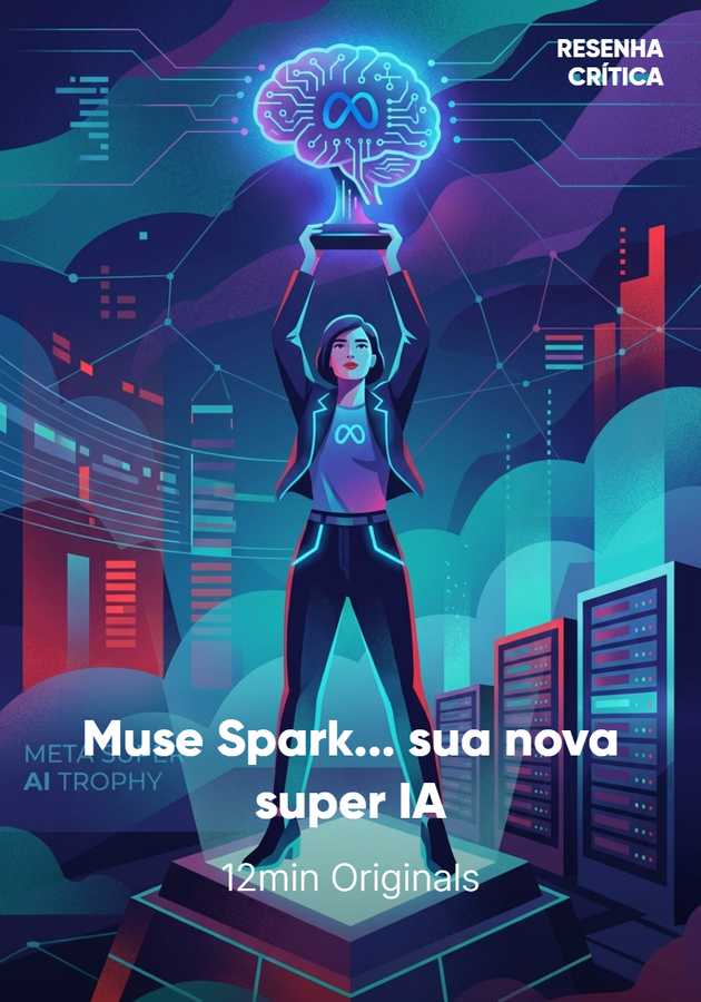 Capa do livro Muse Spark... sua nova super IA, de 12min Originals — resumo e resenha crítica no 12min