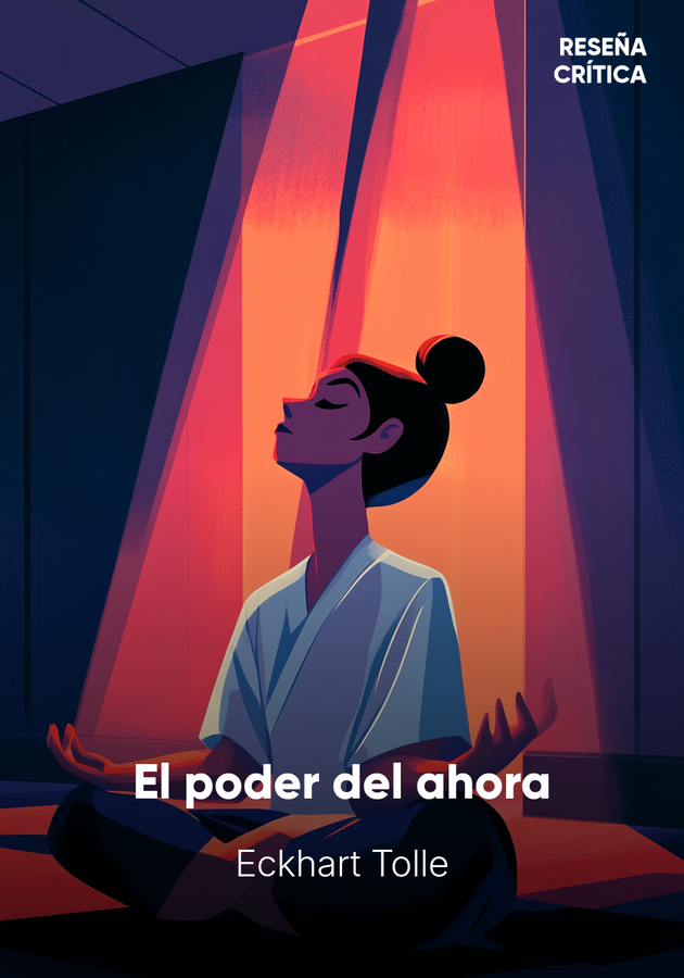Portada del libro El poder del ahora, de Eckhart Tolle — resumen crítico y reseña en 12min