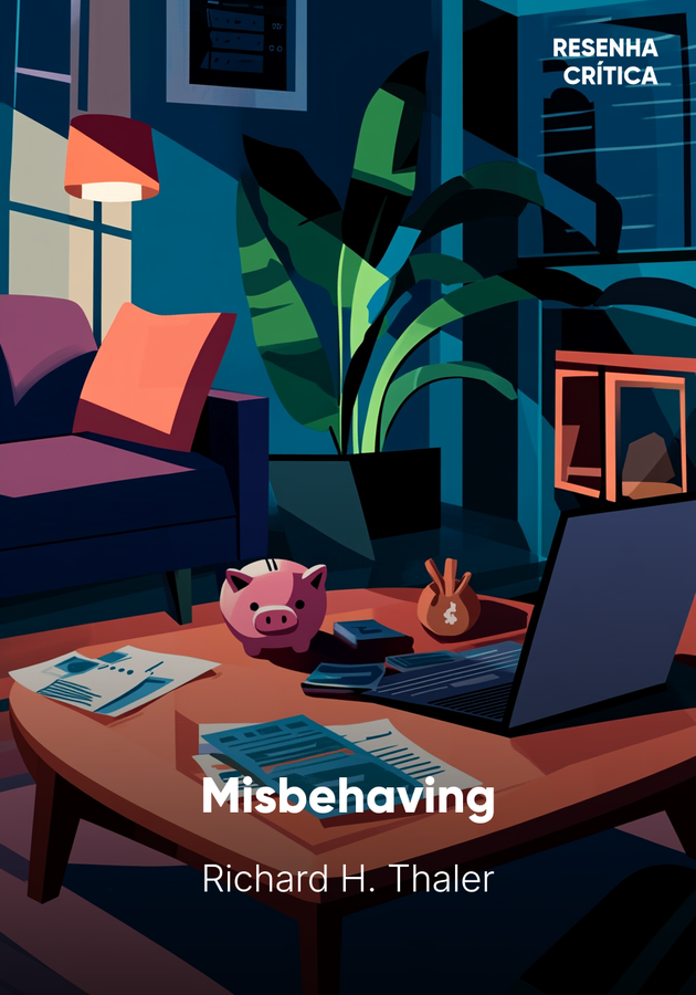Capa do livro Misbehaving, de Richard H. Thaler — resumo e resenha crítica no 12min