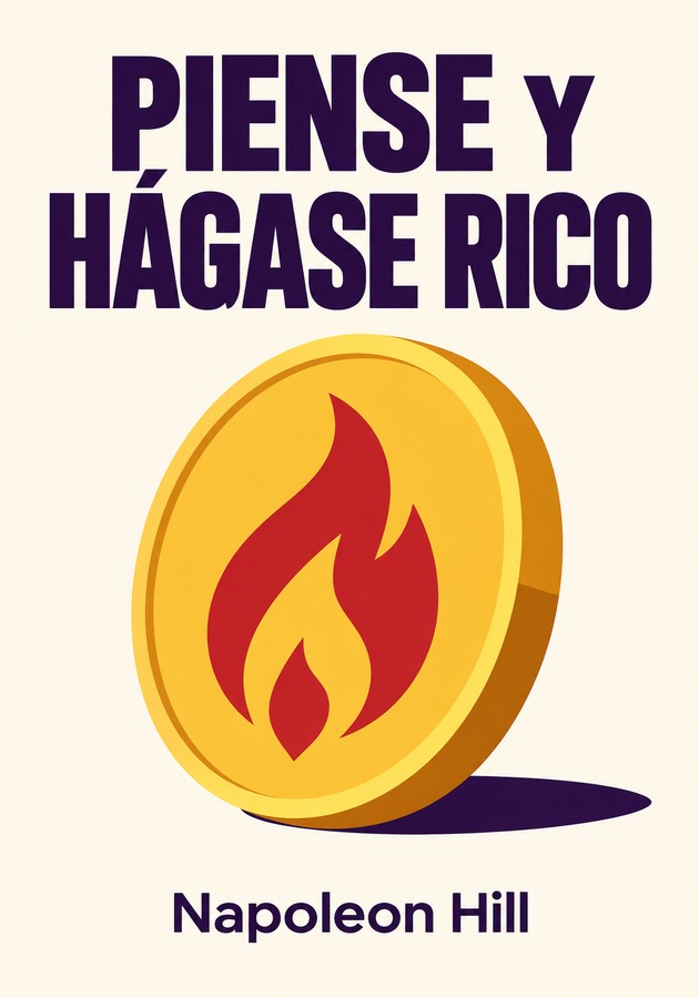 Portada del libro Piense y hágase rico, de Napoleon Hill — resumen crítico y reseña en 12min