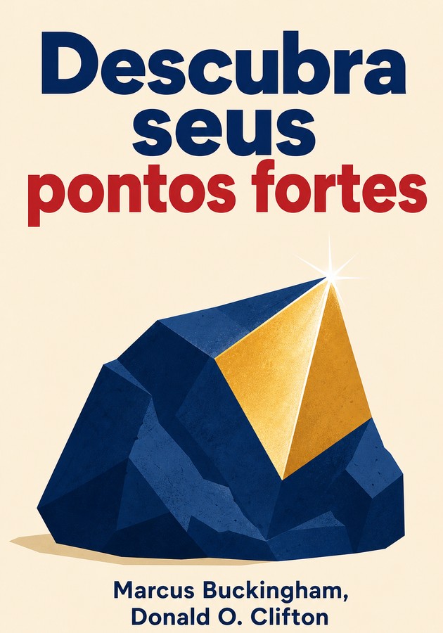 Capa do livro Descubra seus pontos fortes, de Donald O. Clifton & Marcus Buckingham — resumo e resenha crítica no 12min