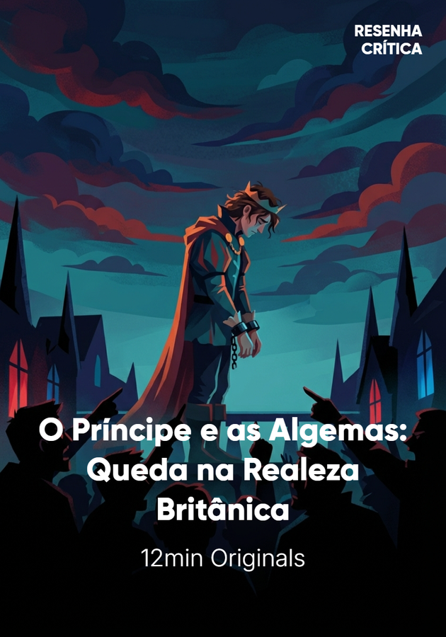 Capa do livro O Príncipe e as Algemas: Queda na Realeza Britânica, de 12min Originals — resumo e resenha crítica no 12min