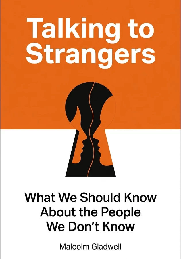 Book cover of Talking to Strangers by Malcolm Gladwell — critical summary review on 12min