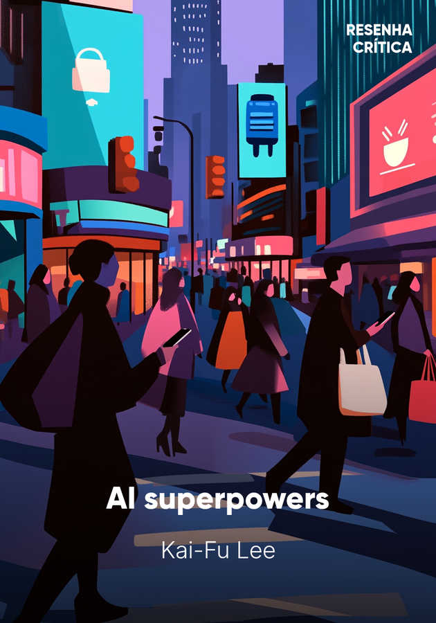 Capa do livro AI superpowers, de Kai-Fu Lee — resumo e resenha crítica no 12min