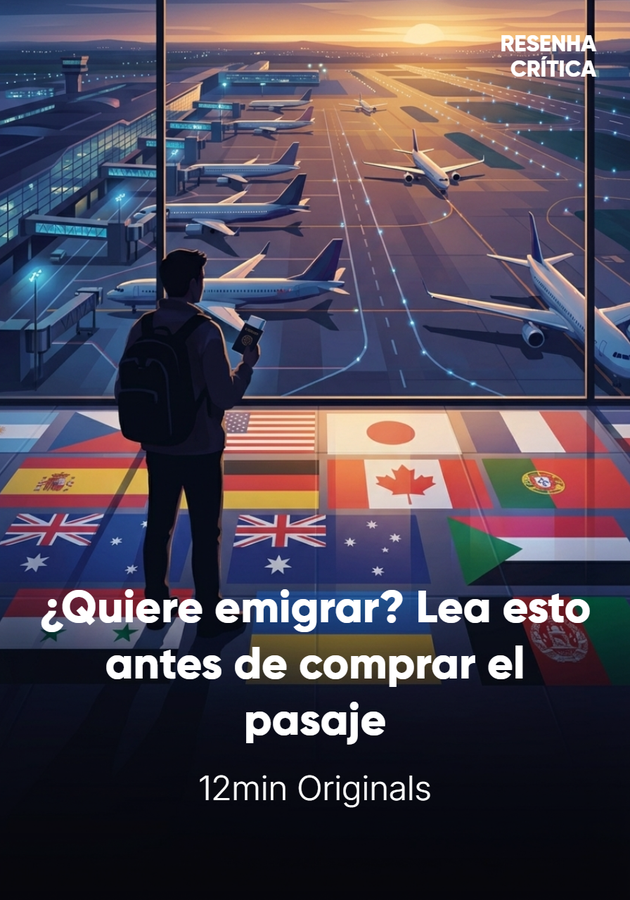Portada del libro ¿Quiere emigrar? Lea antes de comprar el tiquete, de 12min Originals — resumen crítico y reseña en 12min