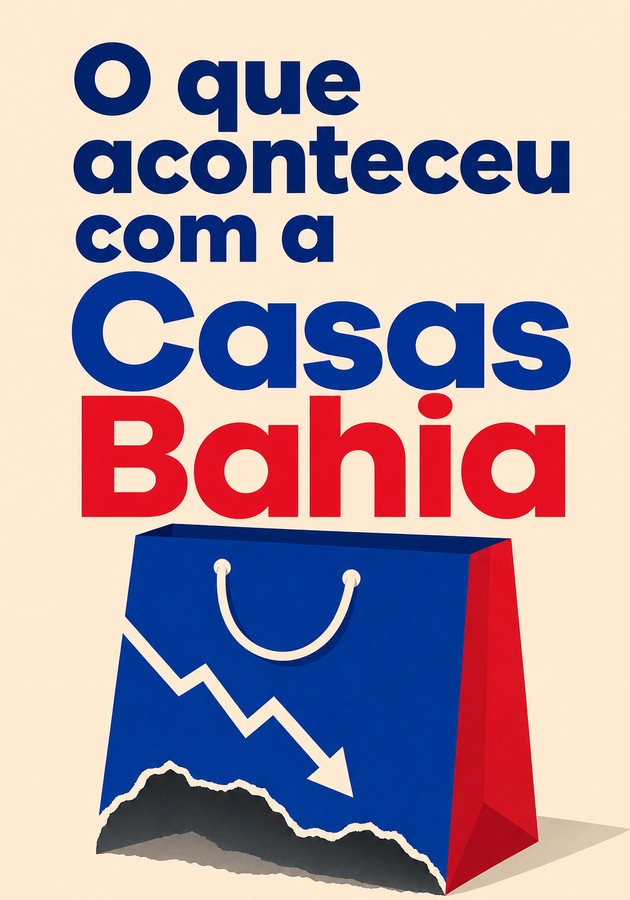 Capa do livro O que aconteceu com a Casas Bahia, de 12min Originals — resumo e resenha crítica no 12min