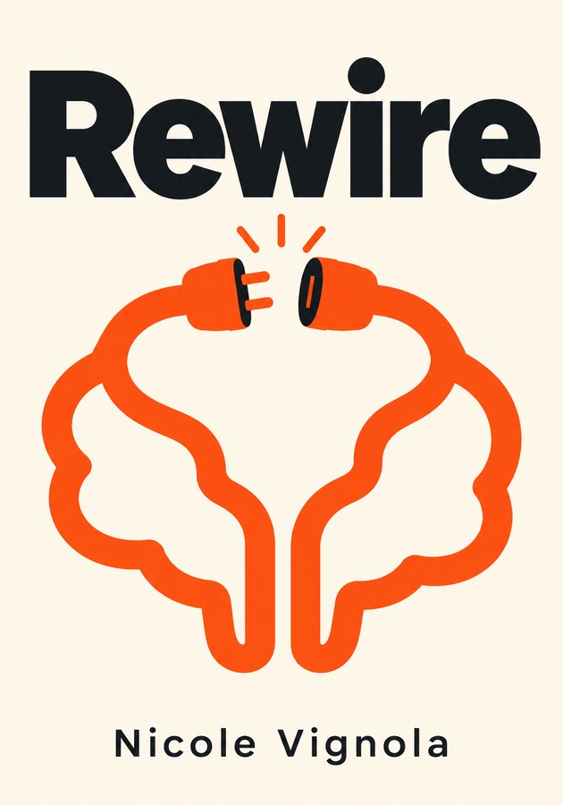 Book cover of Rewire by Nicole Vignola — critical summary review on 12min