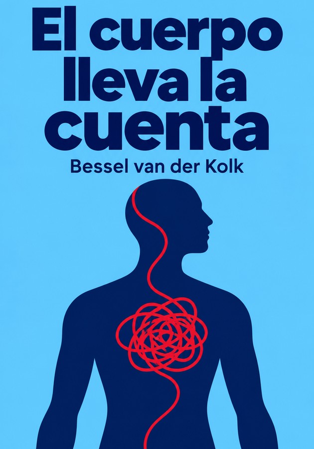 Portada del libro El cuerpo lleva la cuenta, de Bessel van der Kolk — resumen crítico y reseña en 12min