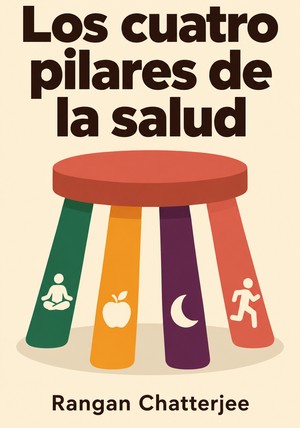 Portada del libro Los cuatro pilares de la salud, de Rangan Chatterjee — resumen crítico y reseña en 12min