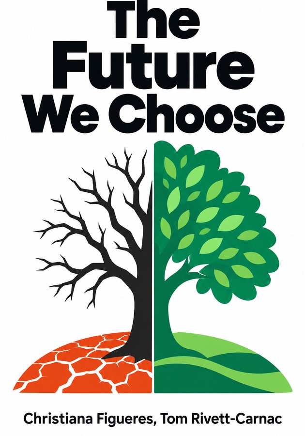 Book cover of The Future We Choose by Tom Rivett-Carnac — critical summary review on 12min