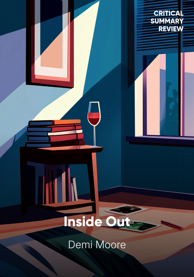 Book cover of Inside Out by Demi Moore — critical summary review on 12min