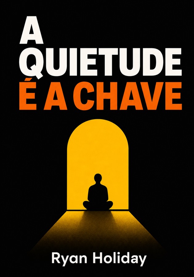Capa do livro A Quietude é a Chave, de Ryan Holiday — resumo e resenha crítica no 12min