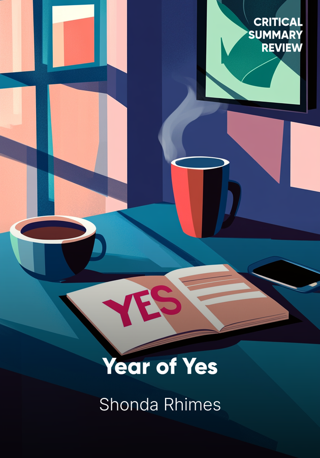 Book cover of Year of Yes by Shonda Rhimes — critical summary review on 12min