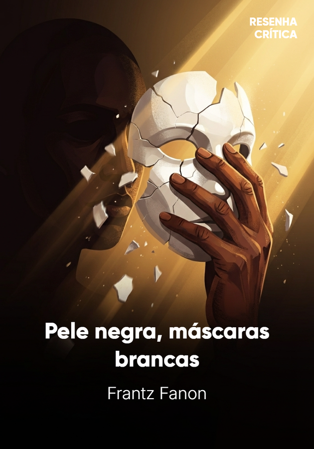 Capa do livro Pele negra, máscaras brancas, de Frantz Fanon — resumo e resenha crítica no 12min