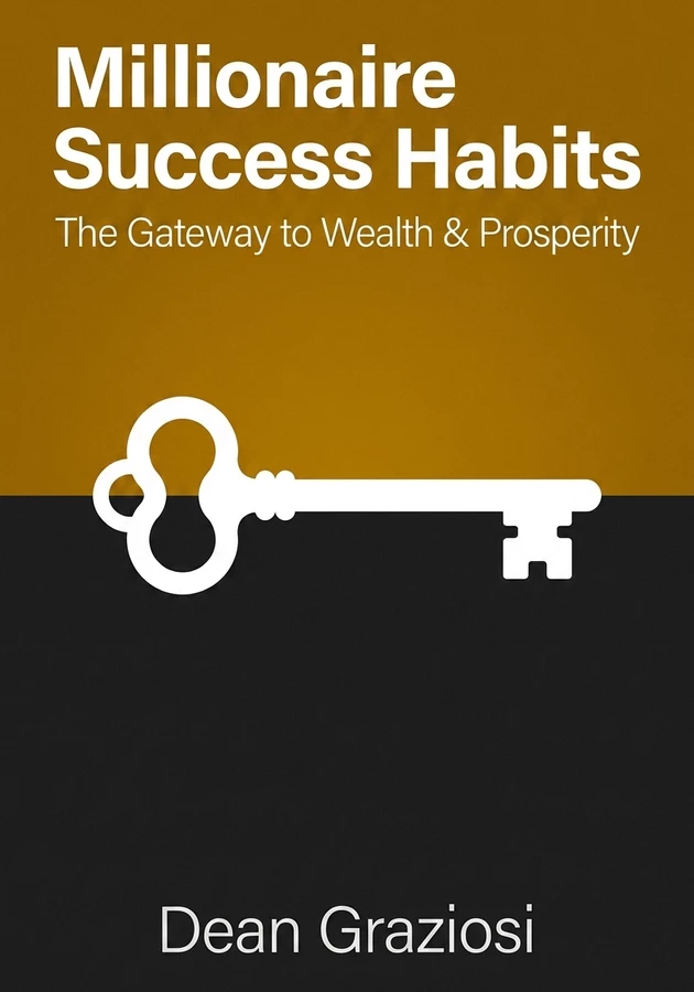 Book cover of Millionaire Success Habits by Dean Graziosi — critical summary review on 12min
