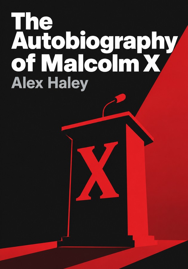 Book cover of The Autobiography of Malcolm X by Alex Haley — critical summary review on 12min