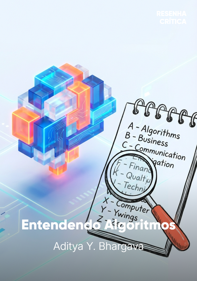 Capa do livro Entendendo Algoritmos, de Aditya Bhargava — resumo e resenha crítica no 12min