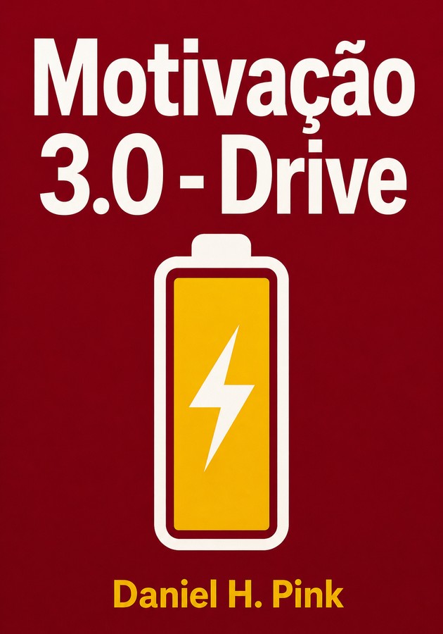 Capa do livro Motivação 3.0 - Drive, de Daniel H. Pink — resumo e resenha crítica no 12min