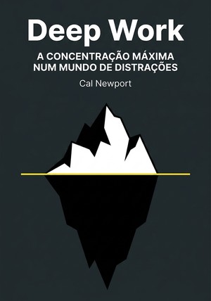 Capa do livro Deep Work, de Cal Newport — resumo e resenha crítica no 12min