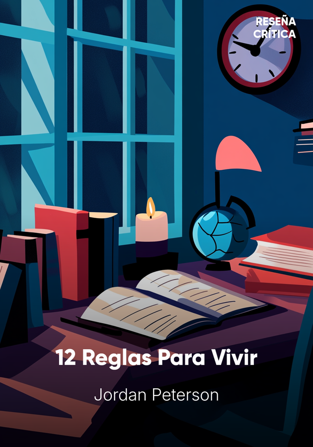 Portada del libro 12 Reglas Para Vivir, de Jordan Peterson — resumen crítico y reseña en 12min