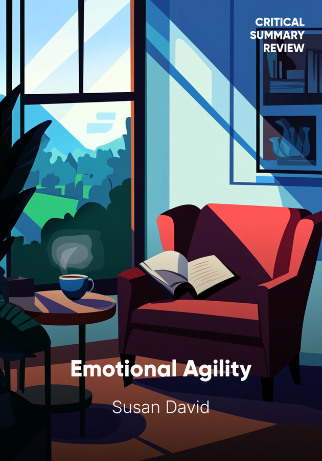 Book cover of Emotional Agility by Susan David — critical summary review on 12min