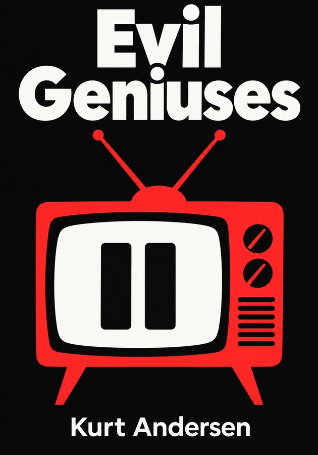 Book cover of Evil Geniuses by Kurt Andersen — critical summary review on 12min