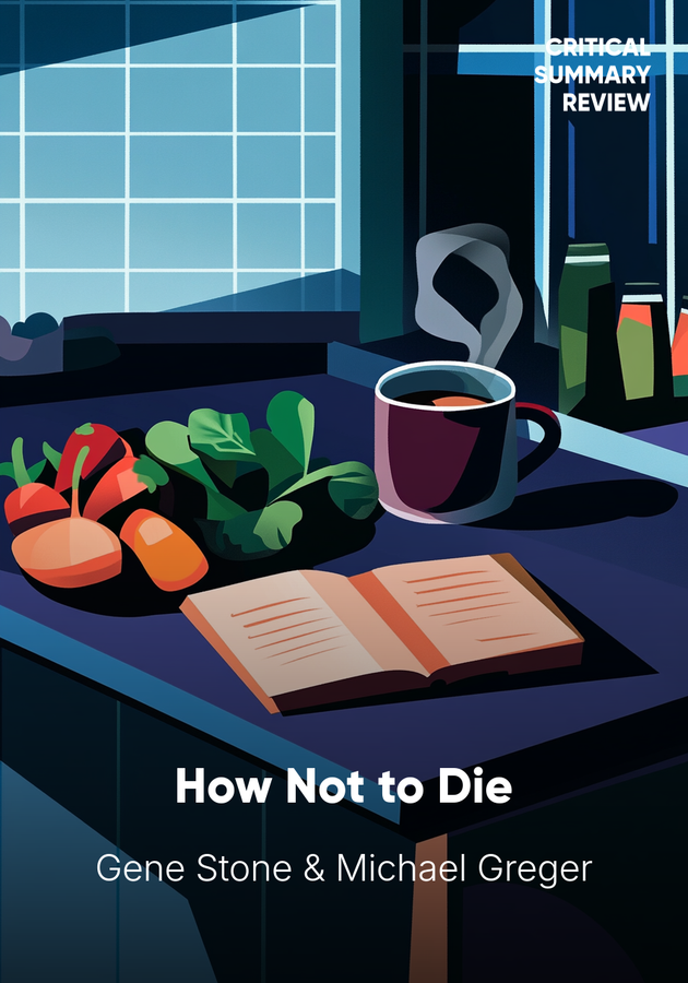 Book cover of How Not to Die by Michael Greger — critical summary review on 12min