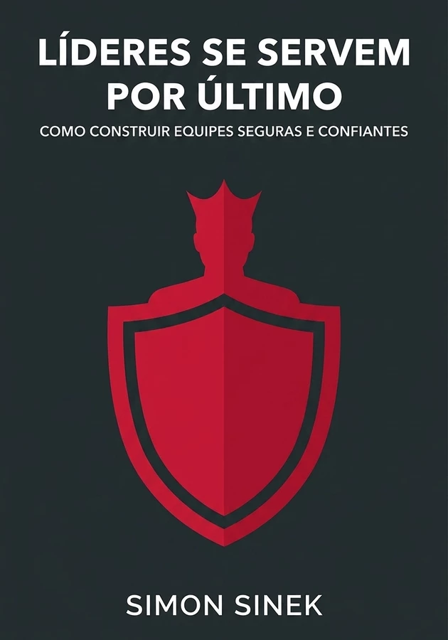 Capa do livro Líderes Se Servem Por Último , de Simon Sinek — resumo e resenha crítica no 12min