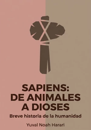 Portada del libro Sapiens: De animales a dioses, de Yuval Noah Harari — resumen crítico y reseña en 12min