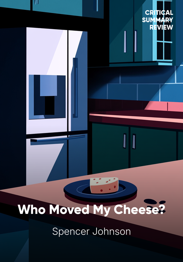 Book cover of Who Moved My Cheese? by Spencer Johnson — critical summary review on 12min