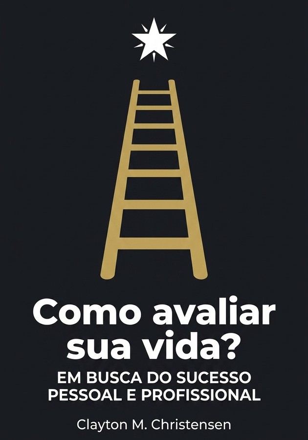 Capa do livro Como avaliar sua vida?, de Clayton M. Christensen — resumo e resenha crítica no 12min