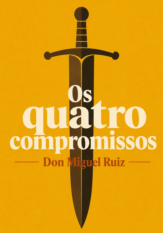 Capa do livro Os quatro compromissos, de Don Miguel Ruiz — resumo e resenha crítica no 12min