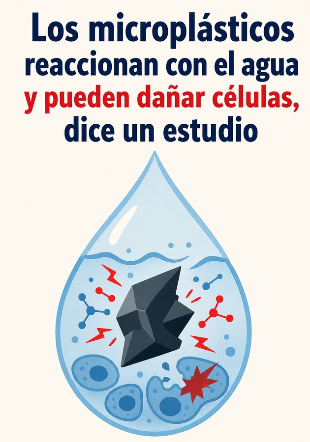 Portada del libro Los microplásticos reaccionan con el agua y pueden dañar células, dice un estudio, de 12min Originals — resumen crítico y reseña en 12min