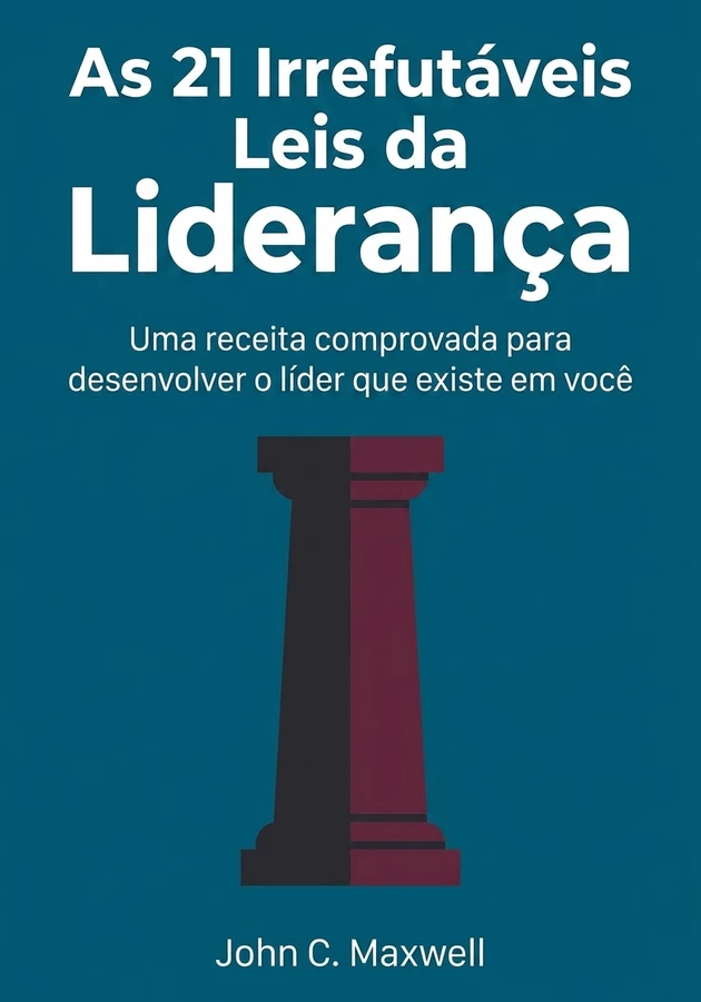 Capa do livro As 21 Irrefutáveis Leis da Liderança, de John C. Maxwell — resumo e resenha crítica no 12min