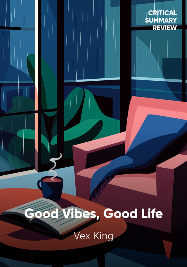 Book cover of Good Vibes, Good Life by Vex King — critical summary review on 12min