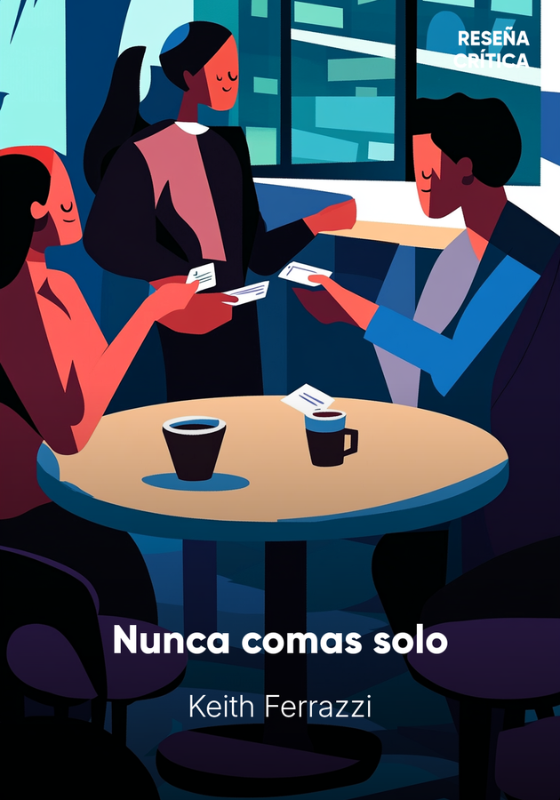 Portada del libro Nunca comas solo, de Keith Ferrazzi — resumen crítico y reseña en 12min
