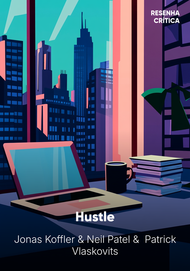 Capa do livro Hustle, de  Patrick Vlaskovits & Neil Patel & Jonas Koffler — resumo e resenha crítica no 12min