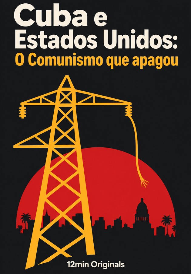 Capa do livro Cuba e Estados Unidos: O Comunismo que apagou, de 12min Originals — resumo e resenha crítica no 12min